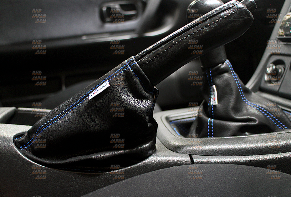 Top Secret Blue Stitching Shift Boot - BNR32 R32 - RHDJapan